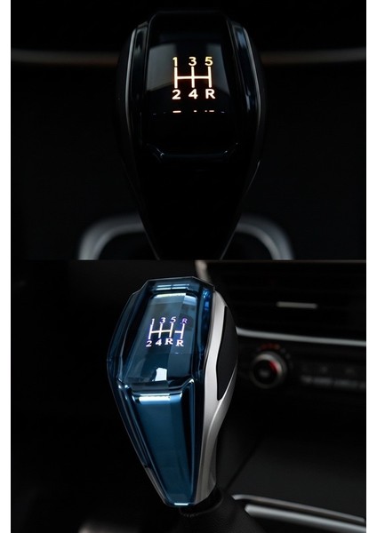 Şarjlı, LED Işıklı Kristal 5 Ileri Vites Topuzu | Modern ve Şık fiyatları