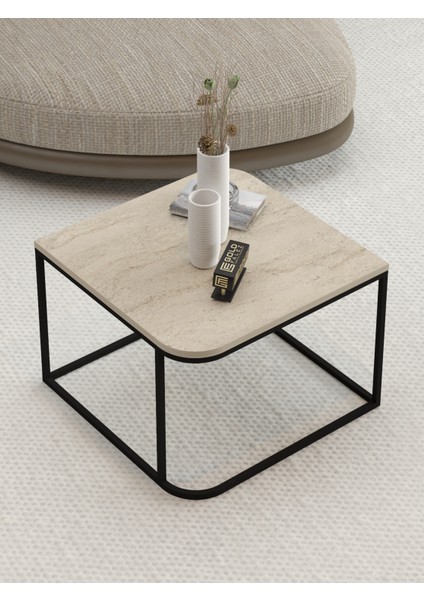 Orta Sehpa ve Zigon Yan Sehpa Flora Set Atlantik Çam