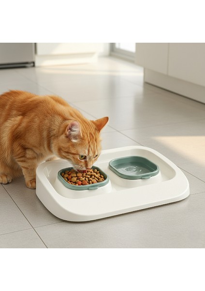 Mikopet Yeşil 2&apos;si 1 Arada Mama ve Su Kabı fırsatları