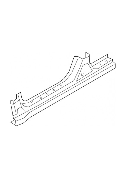 Elantra 2016- Marşbiyel Sacı Sol Oem No (71312-F2D00)