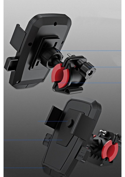 Bisiklet Motorsiklet Atv Motosiklet Gidon Telefon Tutucu Tutacağı Kıskaçlı modelleri