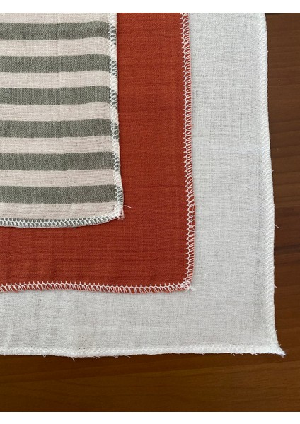 10'lu Müslin Bebek Ağız Mendili,ter Bezi %100 Pamuk 25X25 cm modelleri