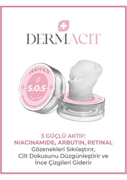 Sos Kapsül Yüz Maskesi Tüm Cilt Tipleri İçin Anti-Aging Etkili 1 Adet