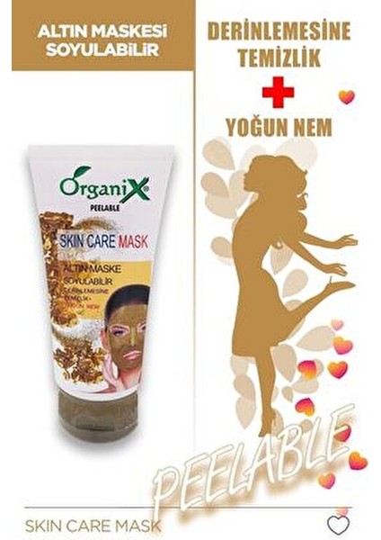 Soyulabilir Altın Yüz Maskesi Tüm Cilt Tipleri İçin Derinlemesine Temizlik 150 ml indirimleri