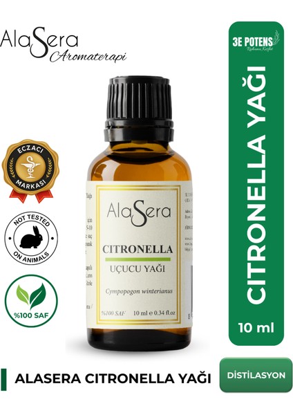 Citronella Yağı 10 Ml Saf