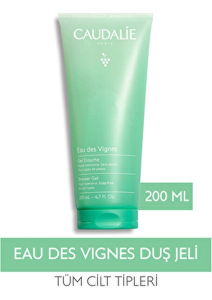 Eau des Vignes Duş Jeli Yüksek Toleranslı 200 ml Bergamot ve Beyaz Misk Notalarıyla fiyatları