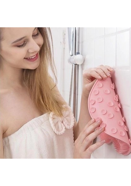 Çok Amaçlı Esnek Yumuşak Banyo El Ayak Vücut Plastik Duş Matı Plastik Banyo Matı indirimleri