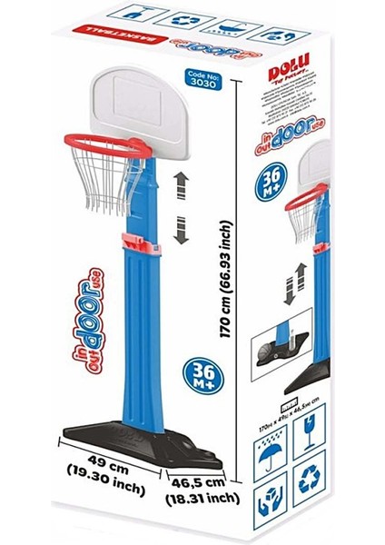 Dolu Basketbol Potası - 3030D indirimleri