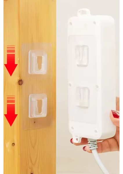 10LU Kendinden Yapışkanlı Iç Içe Geçmeli Askı Seti Tablo Modem Priz Vb Sabitleme Askı Seti 10 Adet modelleri