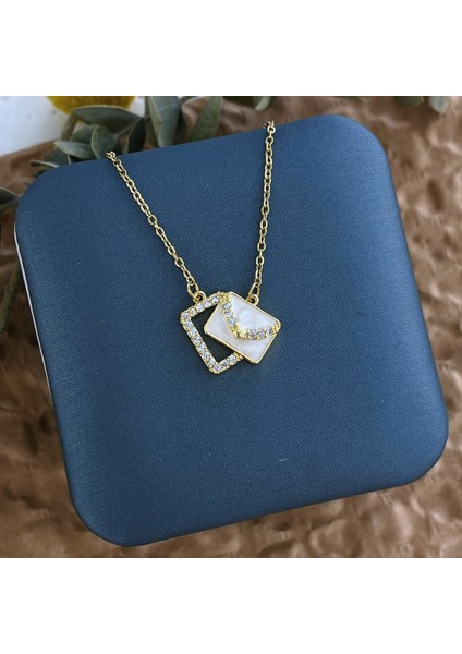 Yeni Kıdemli Işık Duygusu Lüks Titanyum Çelik Kolye Kadın Niş Tasarım Baharatlı Kız Inci Köprücük Kemiği Zinciri Moda Yüz Aksesuarları ile (Yurt Dışından)