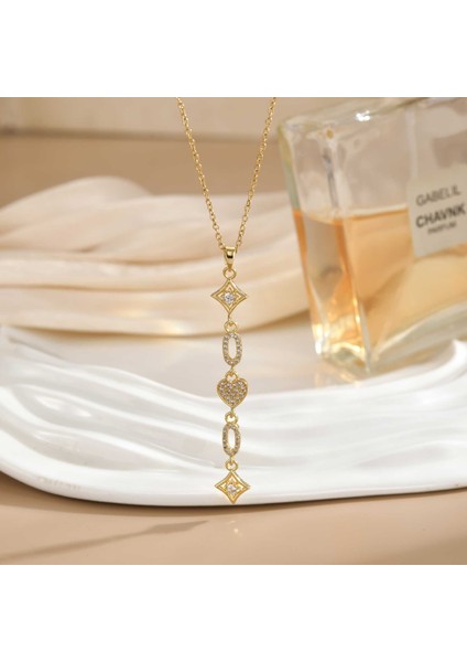 Yeni Işık Lüks Moda Yıldız Gezegen Şekli Tasarım Kolye Kadın Titanyum Çelik Köprücük Kemiği Zinciri Kozmik Yıldız Nehir Kolye Mücevher (Yurt Dışından)