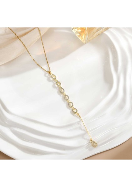 Yeni Kıdemli Işık Duygusu Lüks Titanyum Çelik Kolye Kadın Niş Tasarım Baharatlı Kız Inci Köprücük Kemiği Zinciri Moda Yüz Aksesuarları ile (Yurt Dışından)