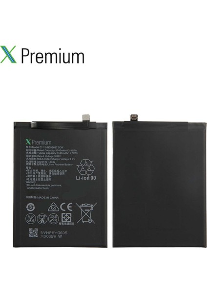 Xpremium Huawei G10 Mate 10 Lite Uyumlu Batarya Pil Süper Yüksek Kalite 3240/3340 Mah HB356687ECW fırsatları