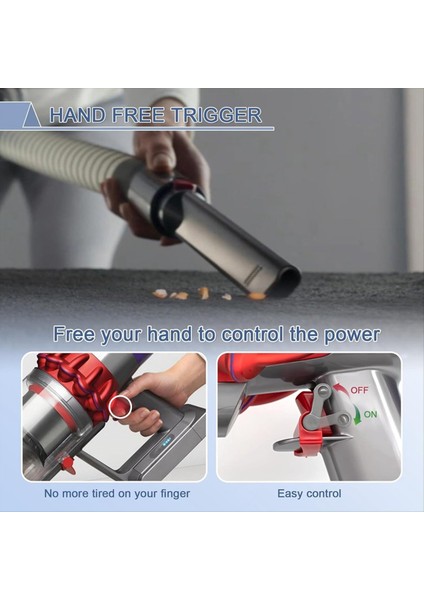 Dyson V15 V12 V8 V11 Için Dar Alan Temizleme Aracı + Esnek Uzatma Hortumu Seti (Yurt Dışından) indirimleri