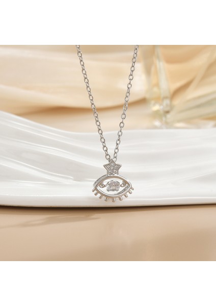 Yeni Basit Titanyum Çelik Kolye Kadın 18K Gül Altın Dört Yapraklı Yonca Kolye Ins Gelgit Net Kırmızı Patlama Modelleri Köprücük Kemiği Zinciri (Yurt Dışından)