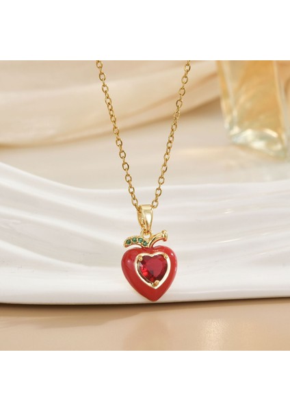 Yeni Kıdemli Işık Duygusu Lüks Mikro Set Zirkonya Bakır 18 Ayar Altın Kaplama Kolye Kolye Köprücük Kemiği Zinciri Takı ile Kadın Moda (Yurt Dışından)