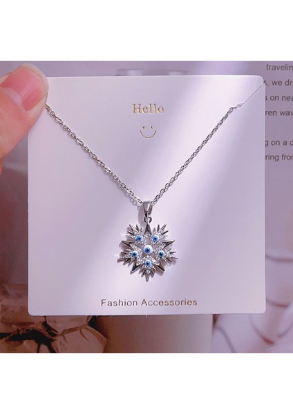 Yeni Avrupa ve Amerika Birleşik Devletleri Noel Serisi Kolye Kadın Basit Yeni Iş Tatil Elemanları Mikro-Kabuklu Yağ Damlası Kolye (Yurt Dışından)