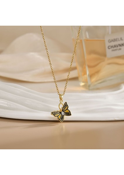 Yeni Kıdemli Işık Duygusu Lüks Mikro Set Zirkonya Bakır 18 Ayar Altın Kaplama Kolye Kolye Köprücük Kemiği Zinciri Takı ile Kadın Moda (Yurt Dışından)