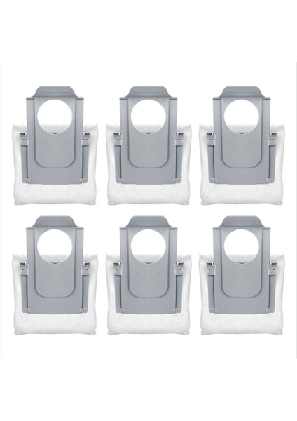 Roborock Q Revo Maxv / Roborock P10 Pro Robot Için 6 Adet Toz Torbası (Yurt Dışından)