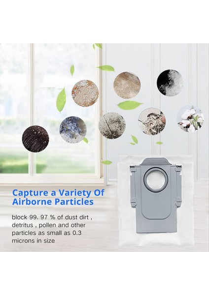 Roborock Q Revo Maxv / Roborock P10 Pro Robot Için 6 Adet Toz Torbası (Yurt Dışından) modelleri