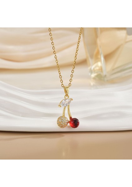 Yeni Kolye Kadın Dönebilen Çiçek Titanyum Çelik Niş Tasarım Duygusu Basit Moda Trendi Yüz Mizaç Köprücük Kemiği Zincir Takı (Yurt Dışından)