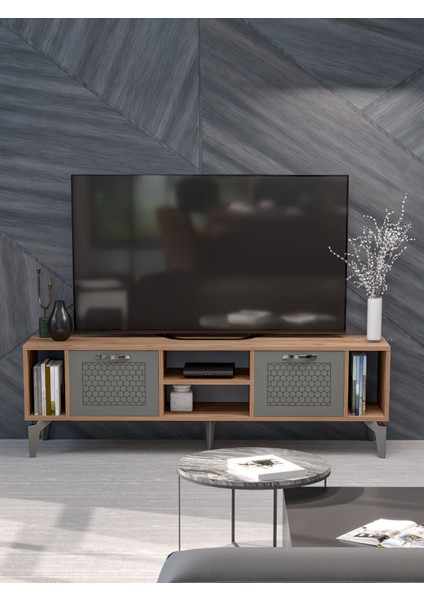 Tv Sehpası Ünitesi Tekli Orta Sehpa 3'lü Zigon Sehpa Set Üç Ürün Atlantik Çam fiyatları