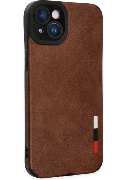 iPhone 14 Plus Kılıf Loop Deri Silikon - Kahverengi (K95) fiyatları