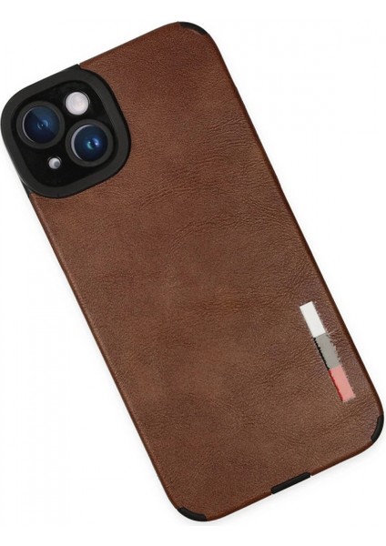 iPhone 14 Plus Kılıf Loop Deri Silikon - Kahverengi (K95) modelleri
