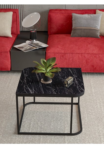 Orta Sehpa ve Zigon Sehpa V Lüx 5'li Set Bendir