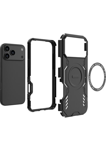 iPhone 17 Pro Max Için Manyetik Kılıf, Hibrit Pc Tpu Tampon, Darbeye Dayanıklı, Isı Dağıtma Delikli, Yeşil. (Yurt Dışından) fiyatları