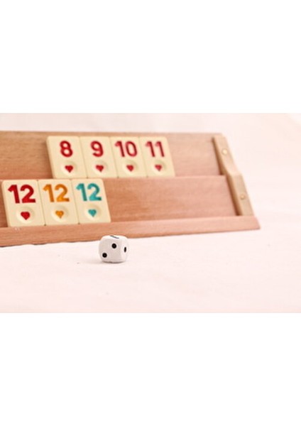 Ağaç Okey Takımı 43 cm Istaka ve 16 mm Melamin Okey Taşları ile 4 Parça indirimleri