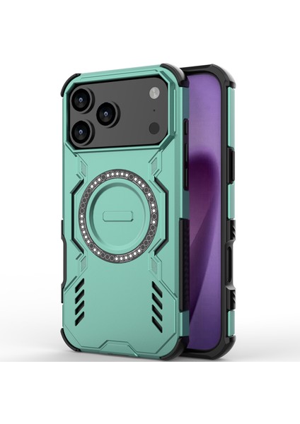 iPhone 17 Pro Max Için Manyetik Kılıf, Hibrit Pc Tpu Tampon, Darbeye Dayanıklı, Isı Dağıtma Delikli, Yeşil. (Yurt Dışından) indirimleri