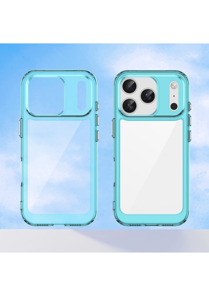 iPhone 17 Pro Için Koruyucu Kılıf, Şeffaf Arka, Darbeye Dayanıklı Tpu Silikon Tampon Kılıf, Açık Mavi (Yurt Dışından) modelleri