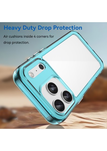 iPhone 17 Pro Için Koruyucu Kılıf, Şeffaf Arka, Darbeye Dayanıklı Tpu Silikon Tampon Kılıf, Açık Mavi (Yurt Dışından) indirimleri