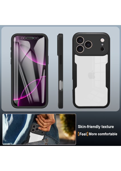 iPhone 17 Pro Max Için Koruyucu Kılıf, Dahili Ekran Koruyucu, 360 Derece Tam Koruma, Siyah Telefon Kılıfı (Yurt Dışından) fiyatları