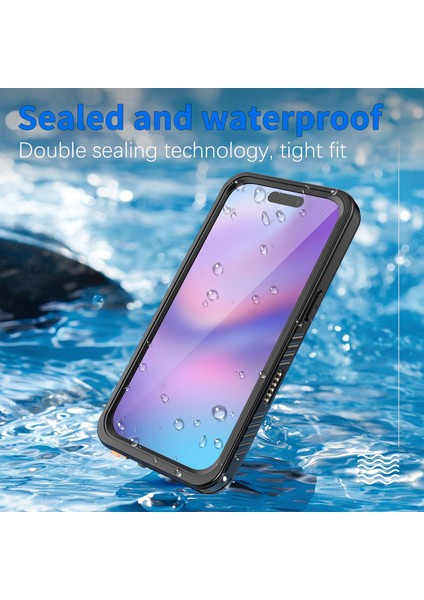 iPhone 17 Için Su Geçirmez Kılıf, 360 Derece Koruma, Dış Mekanda Her Yönüyle Koruma, IP68 Sertifikalı Tam Vücut Koruması, Su Altı Koruyucu Kılıf, Siyah (Yurt Dışından) fırsatları