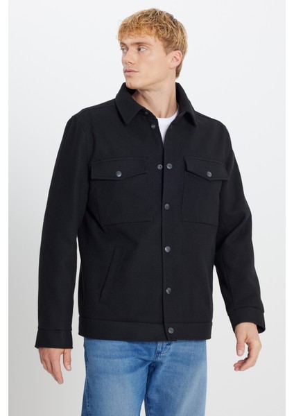 Regular Fit Normal Kesim Gömlek Yaka Cepli Mevsimlik Mont fiyatları