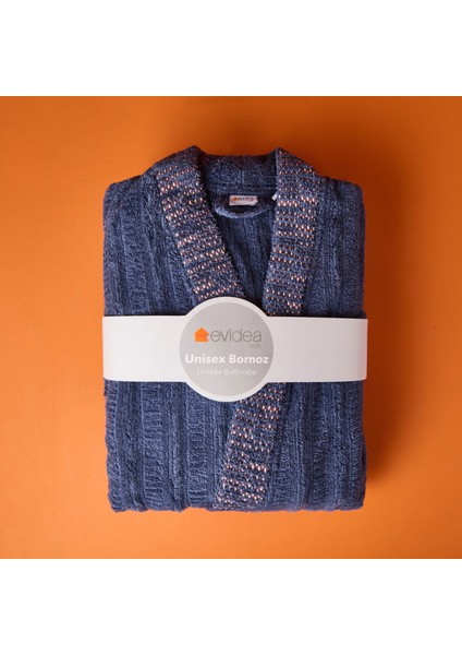 Soft Sun Madness Unisex Bornoz - Mavi - S/m