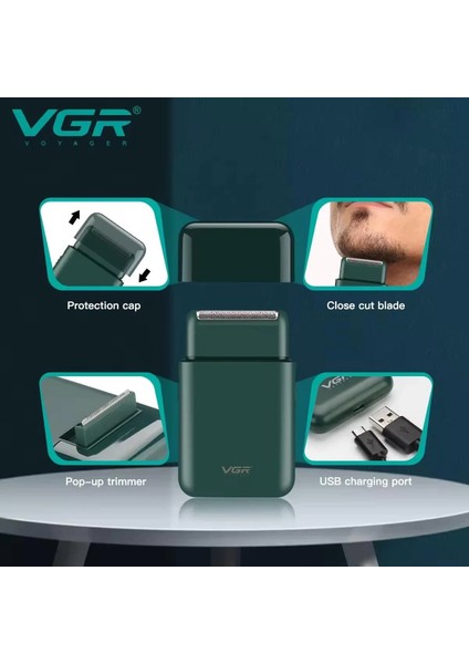 V-390 Sakal-Vücut Sıfır Sakal Yanak Şarjlı Islak ve Kuru Tıraş Makinesi fiyatları