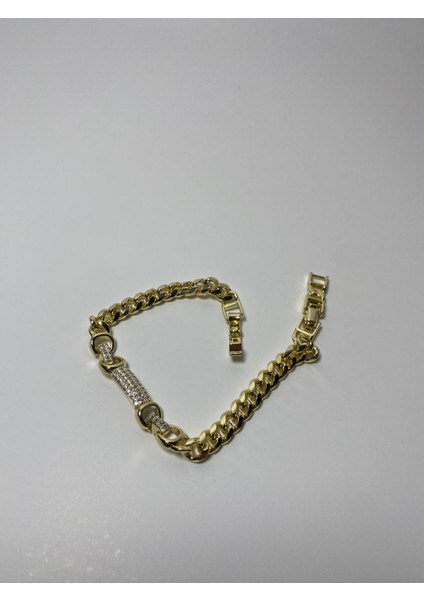 Şık Tasarım Pirinç Gold Ekli Bileklik modelleri