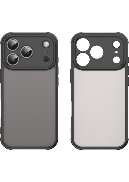 iPhone 17 Pro Için Kamera Korumalı Mat Kılıf, Yarı Saydam Mat Arka Yüzey, Darbeye Dayanıklı Telefon Kılıfı, Siyah (Yurt Dışından) modelleri