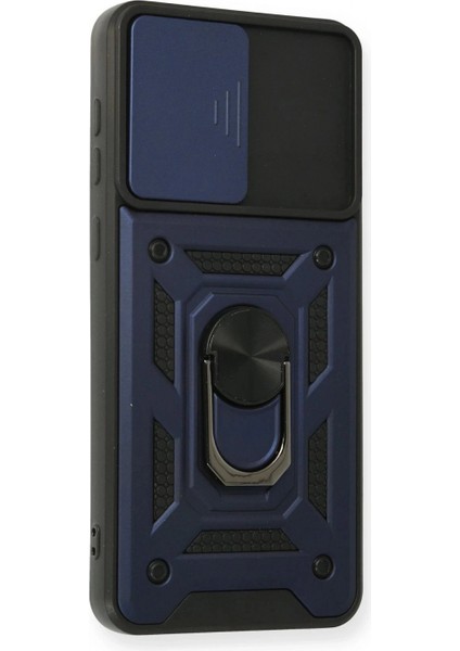 Samsung Galaxy A02 Kılıf Pars Lens Yüzüklü Silikon - Lacivert (K95) fiyatları