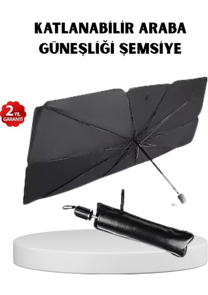 Katlanabilir Ön Cam Güneşliği Şemsiye – Her Araca Uygun Isı ve Işık Koruma - I90H93N4-5A8
