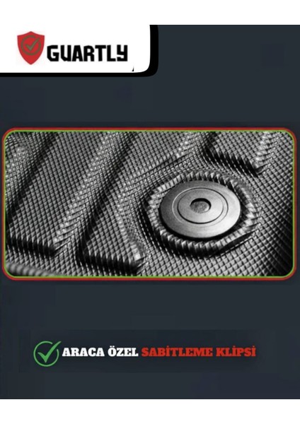 Honda Cr-V 2011-2017 Uyumlu Araca Özel Premium 4d Havuzlu Paspas Takımı