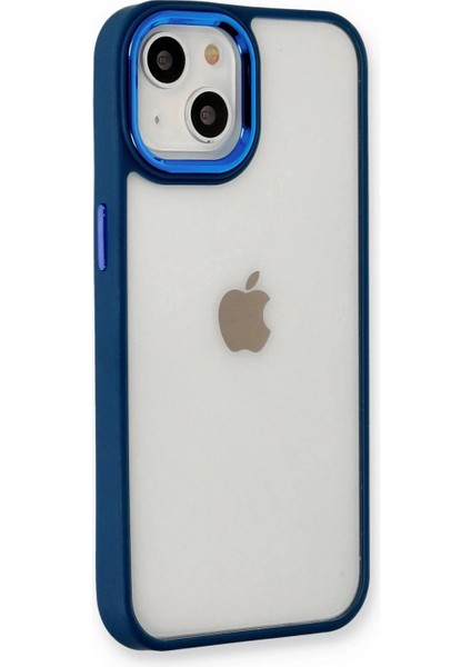 iPhone 14 Plus Kılıf Dora Kapak - Mavi (K95)