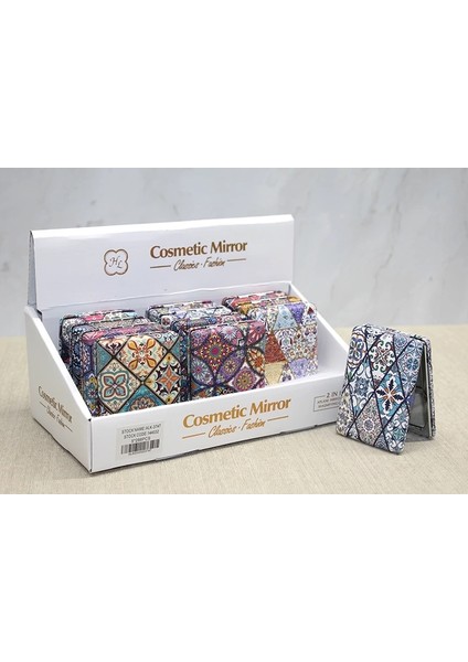 Buğz Taşlı El Aynası Dikdörtgen Kalın ALK3747