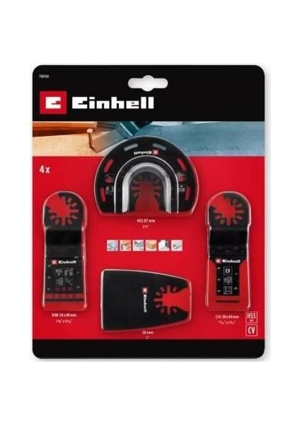 Einhell Raspalama Uç Seti 4 Parça fiyatları