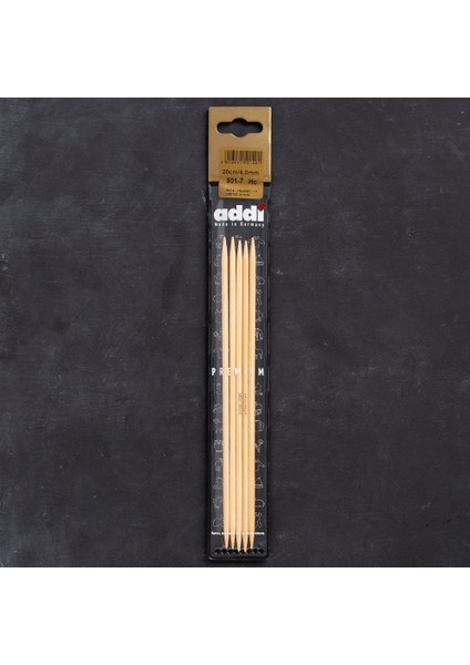 Addi Bambus 4mm 20CM Bambu Çorap Şişi - 501-7