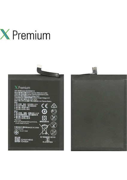 Xpremium Huawei Y7 2019 Uyumlu Batarya Pil Süper Yüksek Kalite 3900 Mah HB406689ECW fırsatları