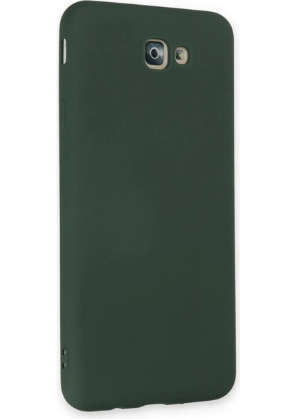 Samsung Galaxy J7 Prime Kılıf Nano Içi Kadife Silikon - Koyu Yeşil (K95) modelleri
